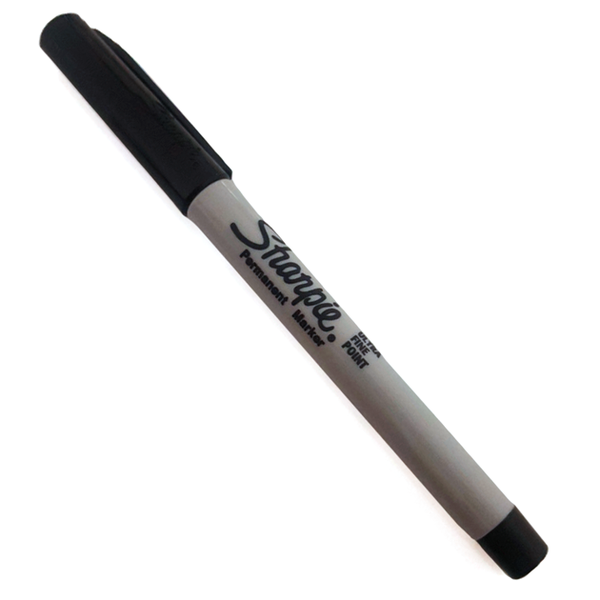 Crayon feutre permanent à pointe régulière, Sharpie, noir - Le